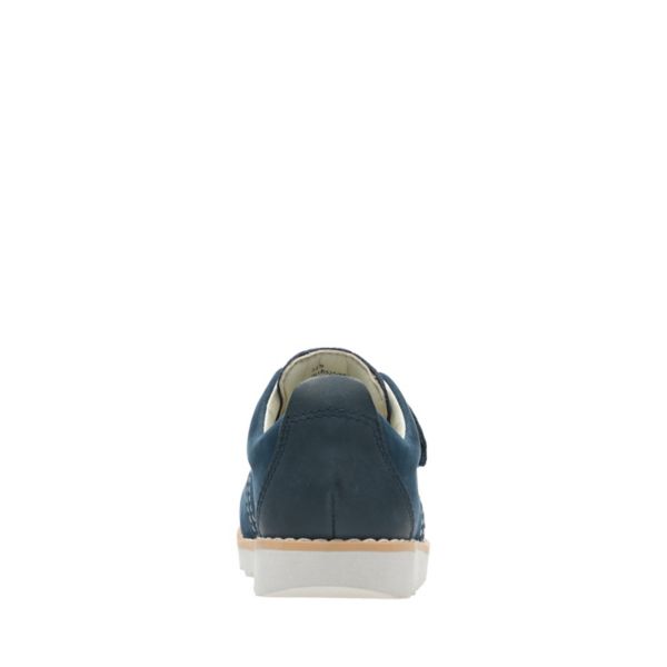 Clarks Boys Crown Park Toddler Casual Shoes Navy | CA-6527381